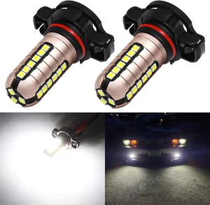 PSX24W LED Fog Light Bulbs, 3000 Lumens Super Bright 3030 Chipsets 2504 12276 1 - Picture 1 of 12