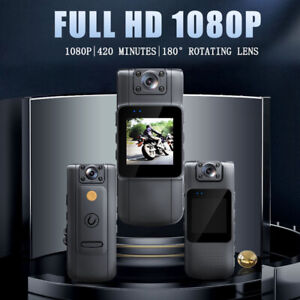 HD 1080 Video Recorder IR Night Cam Camcorder Mini Body Police Camera LED Screen