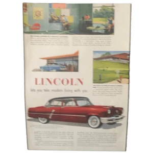 Anuncio de anuncio de amor moderno de Lincoln 1952 vintage - Imagen 1 de 4