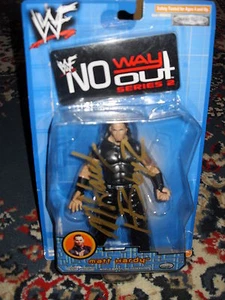 MATT HARDY WWE WWF Exclusive No Way Out Series 2 Figure AUTOGRAPHED RARE HOT - Picture 1 of 2
