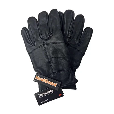 Guantes de cuero de invierno con aislamiento térmico 3M Thinsulate 40 gramos para hombre Foto 1 de 4