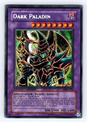 Yugioh Dark Paladin DMG-001 Limited Edition Secret Rare Holo - LP-NM (Crease) 💎 - Image 1 of 2