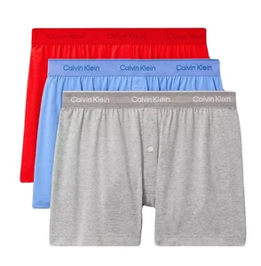 NWT $46 Calvin Klein 3 Pack Cotton Classic Knit Boxer Multicolor NB4005 820 LG - Picture 1 of 3