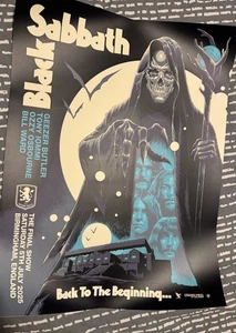 Official Black Sabbath Event Poster - Back To The Beginning - #397/500 - Picture 1 of 3