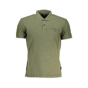 Polo Napapijri de algodón verde para hombre - Imagen 1 de 3