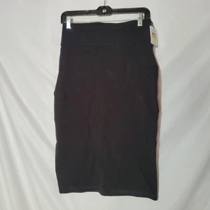 NEW Small - CALVIN KLEIN Black Power Stretch Skirt - Wide Elastic Waist, Stretch - Picture 1 of 9