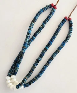Santo Domingo handgebunden blau Durchmesser Türkis JOCLA 8" Blüte JACLA Halskette - Bild 1 von 6