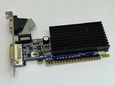 256MB PNY nVidia GeForce 6400 GS DDR2 VGA / DVI PCI-e Graphics Video Card - Image 1 of 4