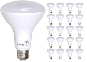 20 Pack BR30 LED Bulbs, Indoor Flood Lights 90+ CRI 65W Equivalent uses 7.5W ... - Picture 1 of 6
