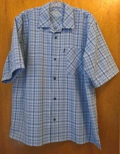 Blackhawk Warrior Wear 1700 Shirt S/S Blue Plaid Large Tactical Gorpcore NWOT  - Picture 1 of 8