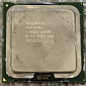 intel pentium 4 - 2.8ghz - 1M/800 - SL7KJ (UNTESTED) - Picture 1 of 4