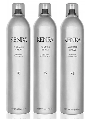 Kenra Volume Super Hold spray de acabado # 25 16 oz paquete de 3, 50 % VOC Foto 1 de 4