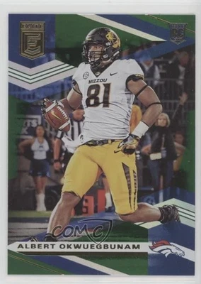 2020 Panini Donruss Elite Rookies Green Albert Okwuegbunam #163 Rookie RC - Image 1 of 2