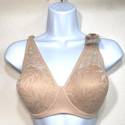 NWD Bali Women's M Breathe Full Coverage Wireless T-Shirt Bra DF7594 Almond - Image 1 of 4