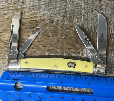 Rough Rider 600 Yellow Delrin Slim Congress Pocket Knife  - Image 1 of 4