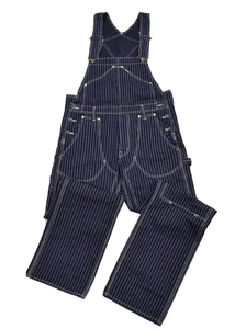 12oz Indigo Wabash Double Knee Overalls / Indigo W38 Japan - Bild 1 von 9