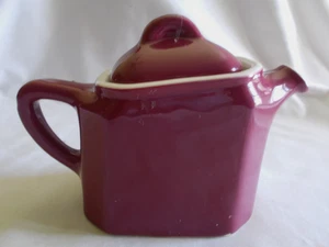 VINTAGE HALL INDIVIDUAL TEAPOT SLEEK MCM BROWN - Picture 1 of 7