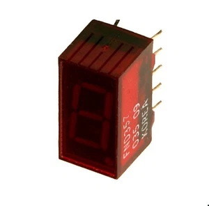 FND357 – 7-Segment LED Anzeige – 9,5 mm (3/8") – rot – Fairchild - Bild 1 von 2