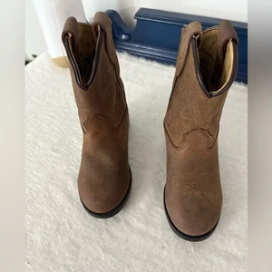 Masterson Leder Kleinkind Braun Western Cowboystiefel Größe 5,5 - Bild 1 von 6