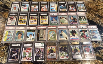 1970'sMLB-PSA-LOTof 32-GIBSON, ROSE, BENCH, RYAN, SEAVER, BRETT, KILLEBBREW-pics - Image 1 of 4