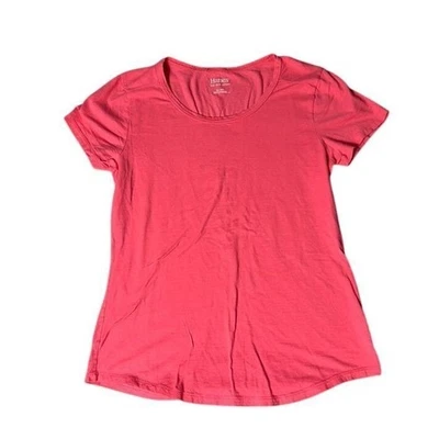 Camiseta básica Hanes Live Love color rosa algodón cuello redondo manga corta pequeña Foto 1 de 4