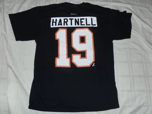 Philadelphia Flyers Scott Hartnell Black Reebok Shirt Mens New tags - Picture 1 of 3