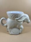 Frankoma Pottery 1991 Donkey Democratic Mug, Ivory