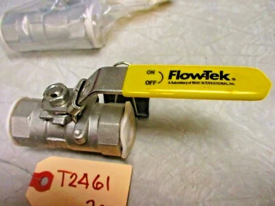 Stainless Steel Ball Valve | FLOWTEK SERIES 20 | 3/4" Threaded NPT 2000 PSI WOG - Image 1 of 4