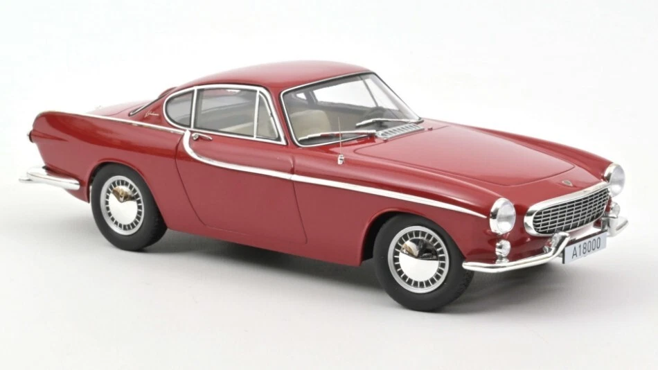 Modellino auto scala 1:18 Norev VOLVO P1800 1961 RED diecast modellismo statico - Immagine 1 di 1
