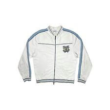 Frankie Morello Track Jacket Mens XL White Embroidered
