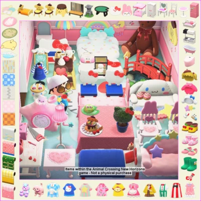 SANRIO / HELLO KITTY и милый мебель - 80 + предметы! Animal Crossing: New Horizons - Изображение 1 из 2