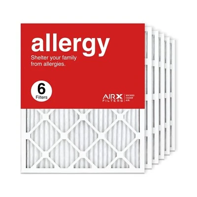 AIRx Filters Allergy 20x25x1 Air Filter MERV 11 Pleated Furnace Filter HVAC A... - Image 1 of 4