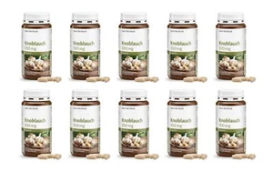 Sanct Bernhard Knoblauch-Kapseln 500mg - 10x180 Kapseln (43,04 EUR/kg) - Picture 1 of 3