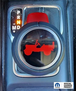 Fits 2018-2025 Jeep Wrangler/2020-2024 Jeep Gladiator Sticker Decal For Shifter - Picture 1 of 2