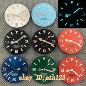 29mm Sterile Watch Dial with hands Fit NH35 NH36 ETA 2836 2824 Miyota 8205/8215 - Picture 1 of 46