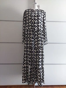 NEU ❤️Traumhaft schönes schwarz cremefarbenes Langarm Kleid von Gina ❤️ Größe 46 - Bild 1 von 4