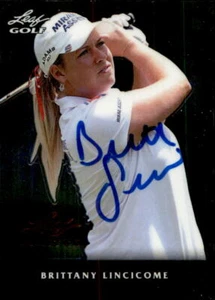 Brittany Linicome Signed 2011 Leaf Limited Golf Card M-BL1 LPGA - Picture 1 of 2