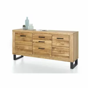 Sideboard Kommode Klara Wildeiche geölt Teilmassiv NEU/OVP - Bild 1 von 3