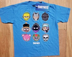 Boys Fortnite Blue T-Shirt Top Loot Llama Ninja Cool Epic Games XL 14-16 New - Picture 1 of 4