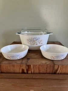 Pyrex Auflauf Geschirr Vintage x 3 - Bild 1 von 7