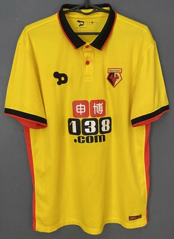 MEN'S FC WATFORD 2016/2017 HORNETS HOME SOCCER FOOTBALL SHIRT JERSEY SIZE M Cover