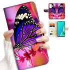 ( For Samsung A04s ) Wallet Flip Case Cover AJ23052 Purple Butterfly