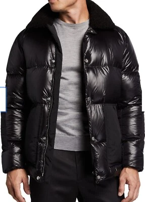 Теория мужской новый дизайн пуховик куртка w/шерпа воротник и подкладка, маленький новый с Ярлыками $399 - Изображение 1 из 4