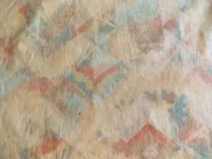 Rot Blau Gelb Abstrakter Druck Stoff/Polsterstoff 1 Yard R107 - Bild 1 von 1