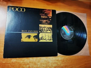 POCO Blue and gray ULTRA RARE SPAIN LP VINYL RUSTY YOUNG OOP HARD TO FIND 1981 - Picture 1 of 2