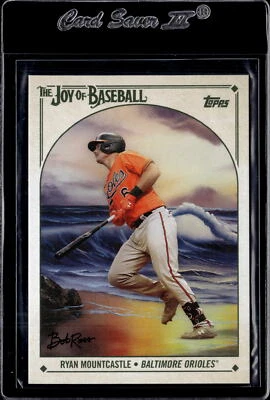 2023 Topps x Bob Ross: The Joy of Baseball #74 Ryan Mountcastle - Image 1 of 2