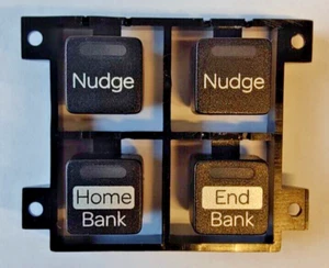 AVID S3 - 4 Button Caps - 2 x Nudge, Bank (Home), Bank(End) - Picture 1 of 1