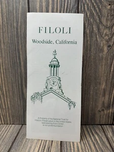 Filoli Estate Brochure Woodside California National Trust Historic Preservation - Picture 1 of 2