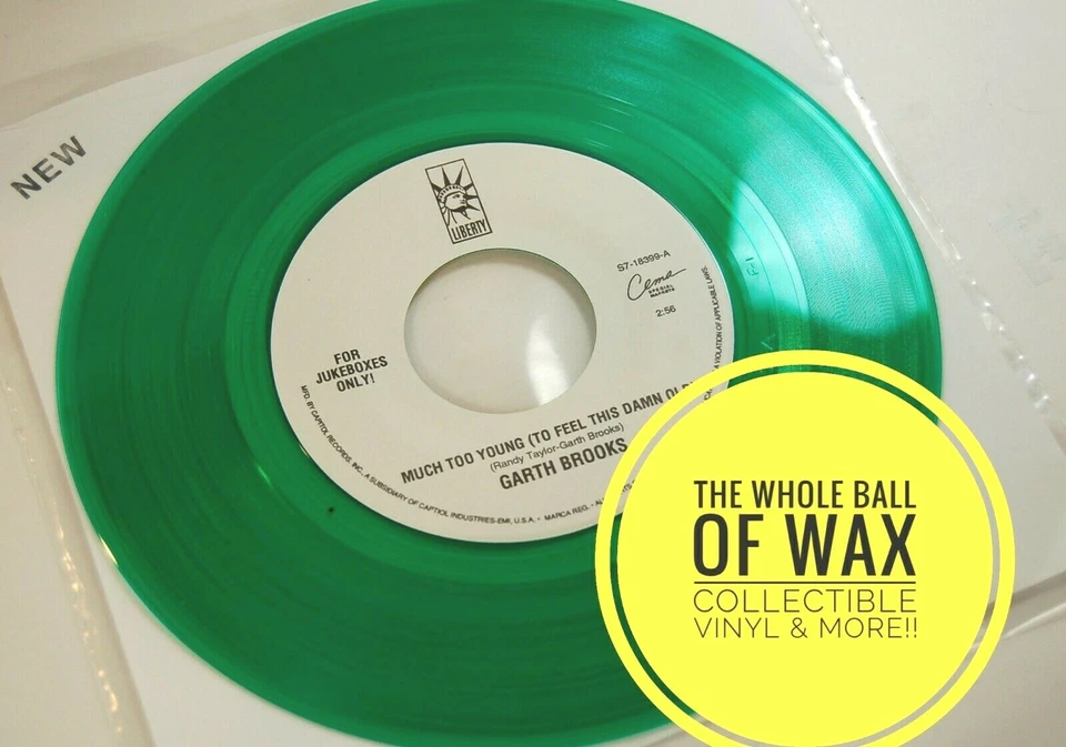 Garth Brooks Much Too Young To Feel This Damn Old / Rodeo 45 MINT UNPLAYED 1991 - Image 1 of 4