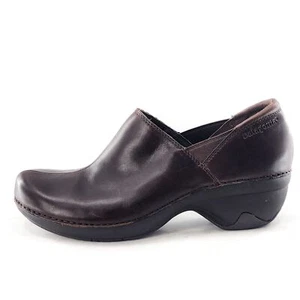 PATAGONIA Better Clog Brown Leather Slip on Comfort Shoes Size 10 - Picture 1 of 8